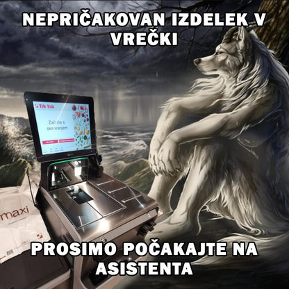 Nepričakovan izdelek v vrečki